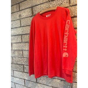 Carhartt women’s Red Long Sleeve Shirt Loose Fit L